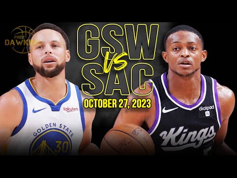 Golden State Warriors vs Sacramento Kings Full Game Highlights | October 27, 2023 | FreeDawkins