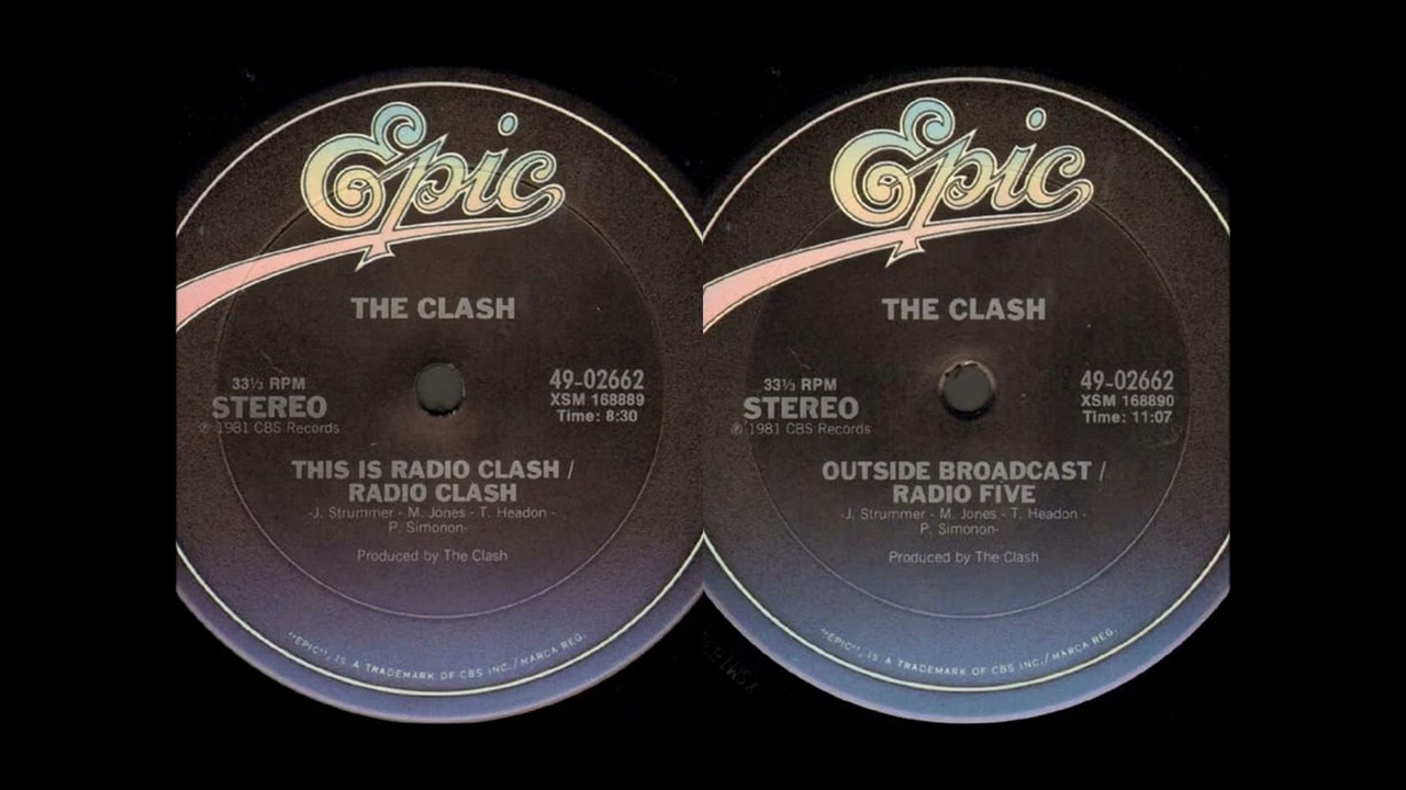 The Clash: This Is Radio Clash 12” 1981 vintage vinyl - YouTube