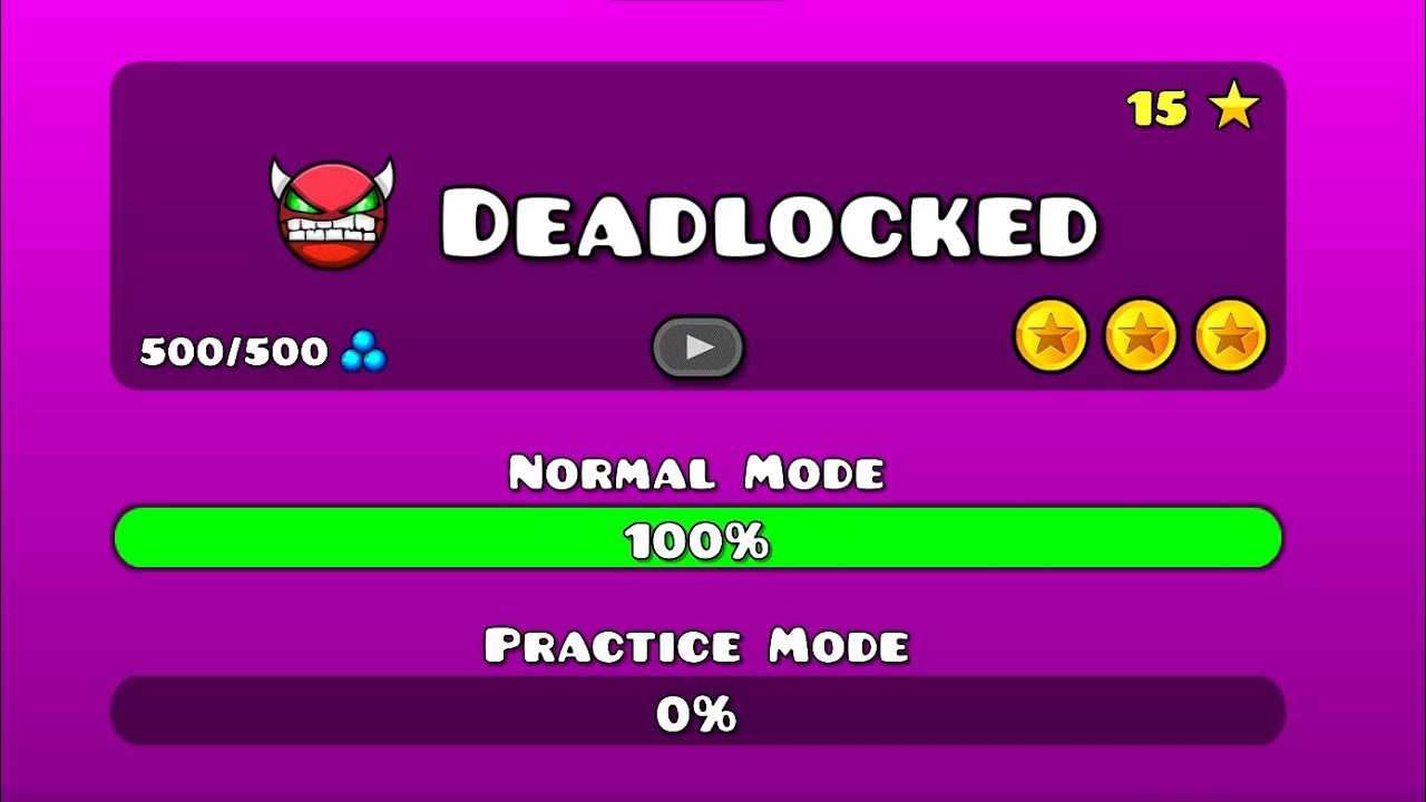 Geometry Dash ITA - Deadlocked 100% Complete [All Coins]