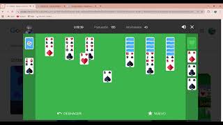 Personal Record in Google Solitaire speedrun Hard no glitches (Web) (14:05 start)