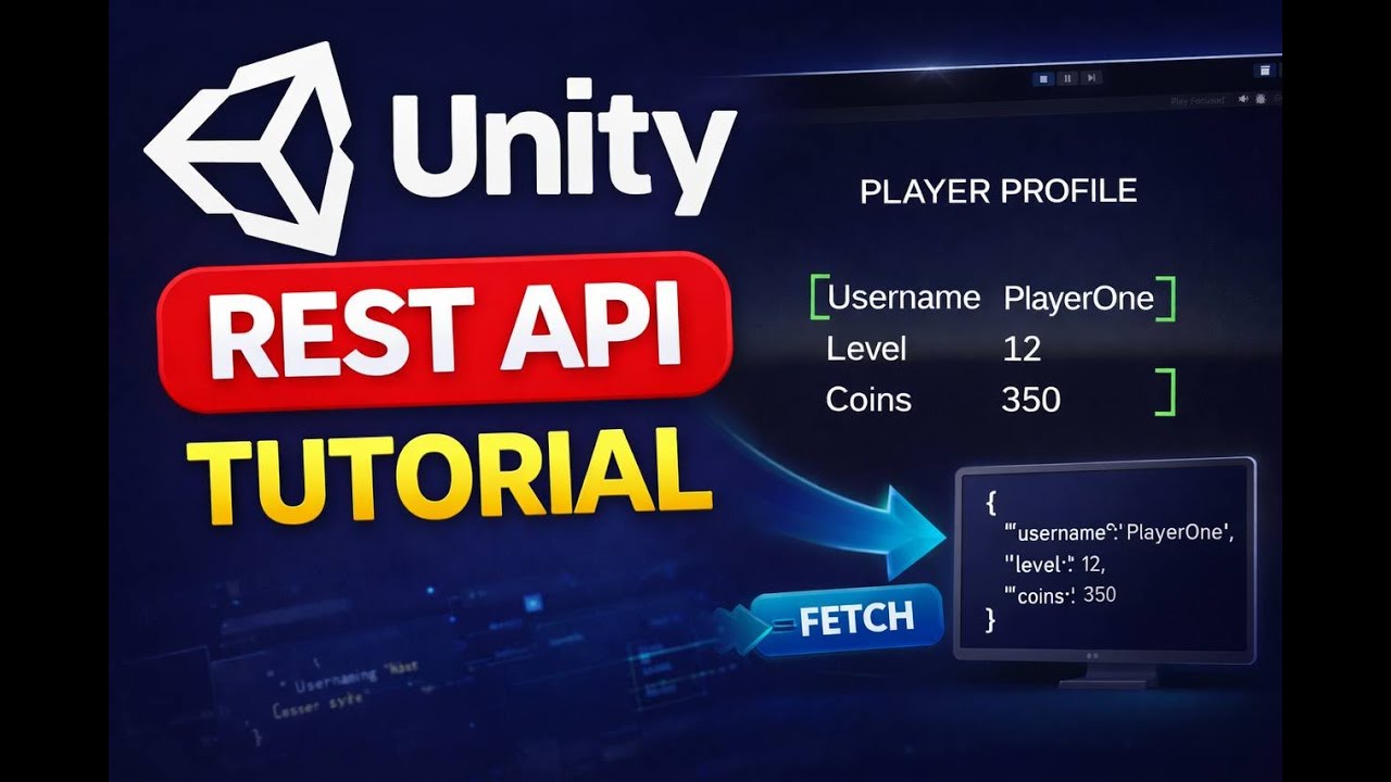 Unity REST API Tutorial - Load Player Profile with HttpClient