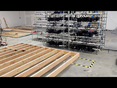 GPU Mining Farm - Building Our Intake / Exhaust Wall for 400+ Amps 3 Phase