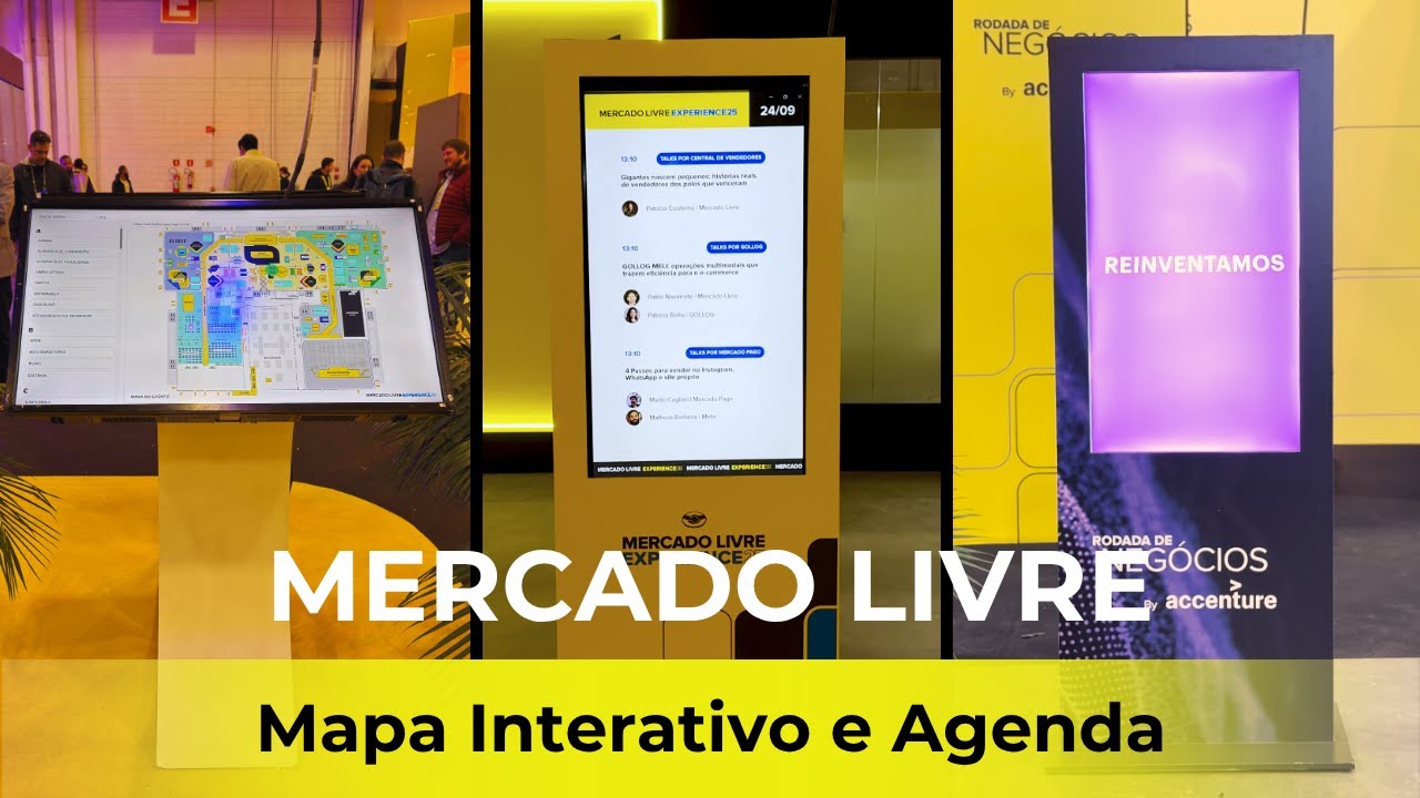 Mapa Interativo e Agenda - MERCADO LIVRE