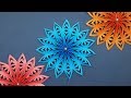 DIY 3D Paper Snowflakes Tutorial | Christmas Decor Ornaments DIY 3D Paper Snowflakes Tutorial | Christmas Decor Ornaments