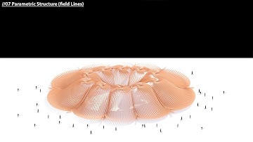 Parametric Structure Field lines Grasshopper Tutorial