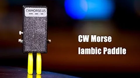 CW Morse – Iambic Paddle – Morse Code Key