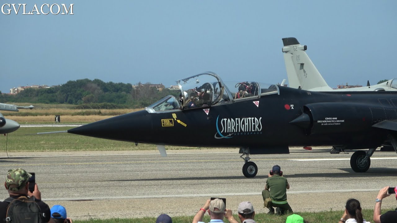 TF-104G Starfighter Start Up  at 100 Years Italian Air Force