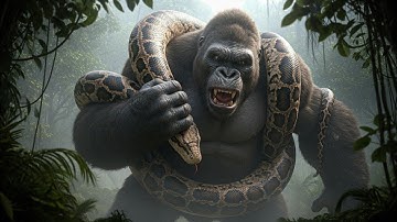 King Kong vs Giant Python – Epic Jungle Showdown You Must See