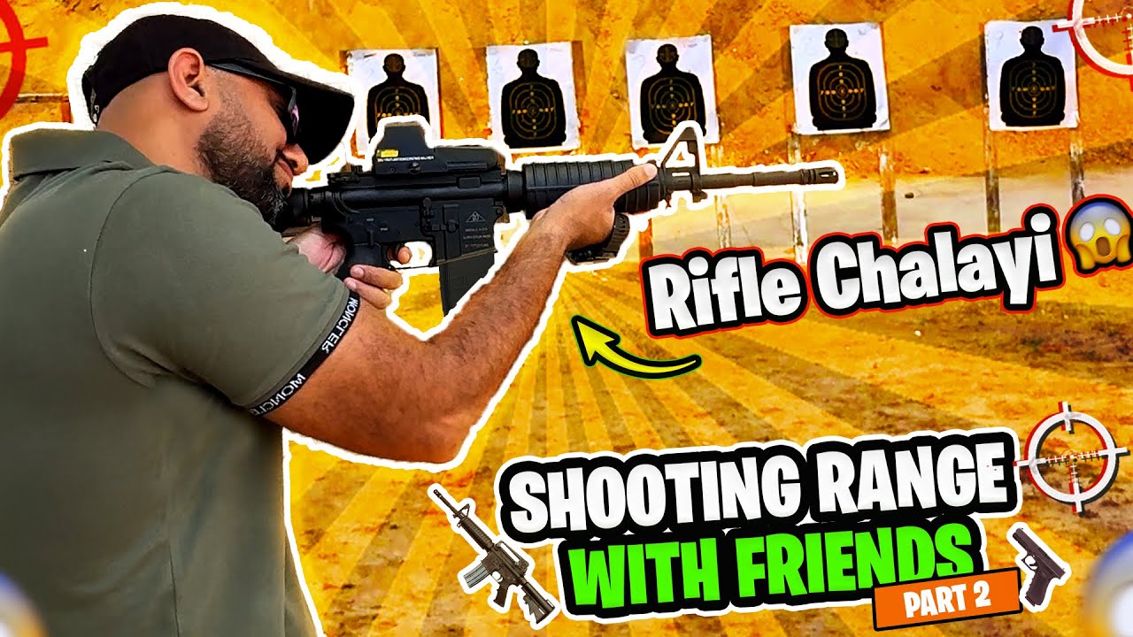 50m Target pe HIT karlia | Shooting Range pe Doston k sath | Part 2