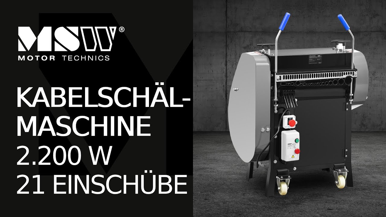 Kabelschälmaschine MSW Motor Technics MSW-WIRESTRIPPER-003-2200 | Produktpräsentation