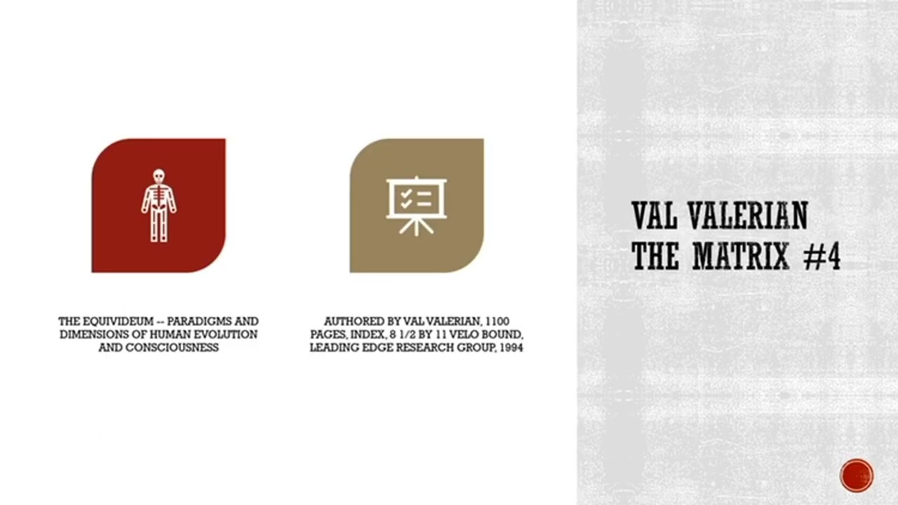 A brief overview of the Matrix books by Valdamar Valerian. Read them for free in the link below.