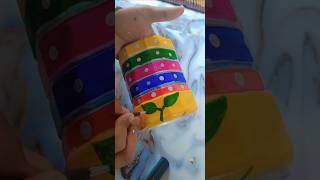 waste plastic bottle idea# flower pot# handmade#diy#art# painting#shots#shotsvideo