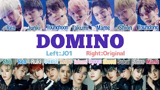 DOMINO 【日プ/JO1 パート割 比較】