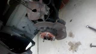 Scion xb wheel hub and bearing removal ( How to Easy way)