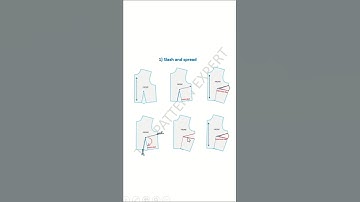 Dart manipulation slash and spread method#sewing #patternmaking  #stitchingclassforbeginners