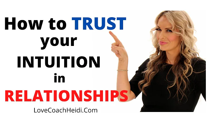 How to TRUST your gut instincts or intuition in your relationships when you're confused.