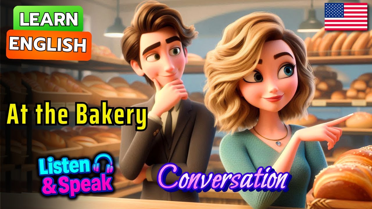 В пекарне | Разговор на английском | Учите английский | Слушайте и говорите