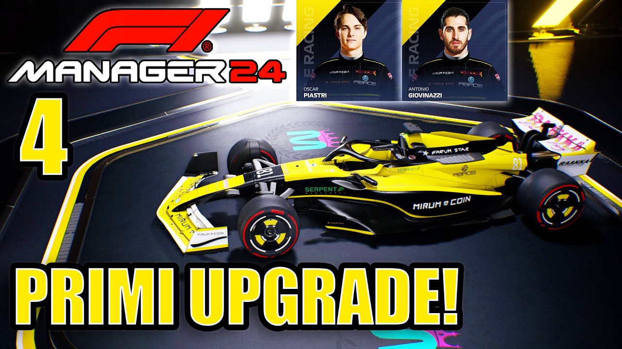 F1 MANAGER 24 ITA #4 - PRIMI UPGRADE! - Create a Team Gameplay HD - YouTube