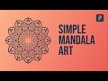 Simple mandala art 2  figma tutorial