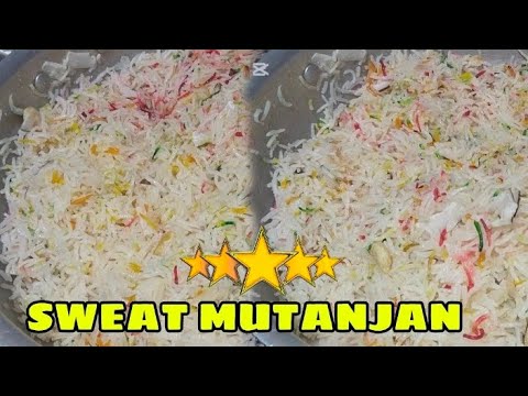 Amazing,delicious recipe of Sweat MUTANJAN unique 🤩🤩| sweat rice step ...