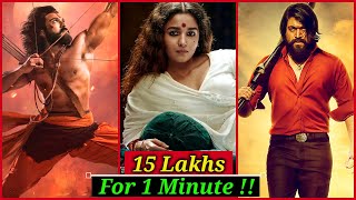 Per Minute Cost of Expensive Bollywood Movies  | You can&#39;t Believe