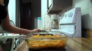 Baked Macaroni and Sweet Potato Cheese