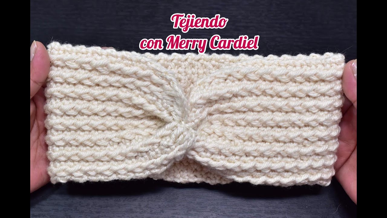 TEJE FÁCIL TIARA O DIADEMA