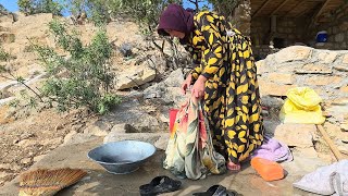 Banu Zari's Sustainable Life: Daily Routines with a Mountain View
