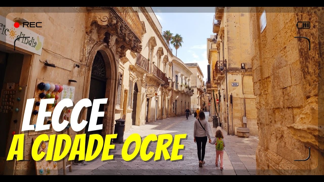 LECCE - TOUR pela minha CIDADE PREFERIDA da ITÁLIA🇮🇹 #278