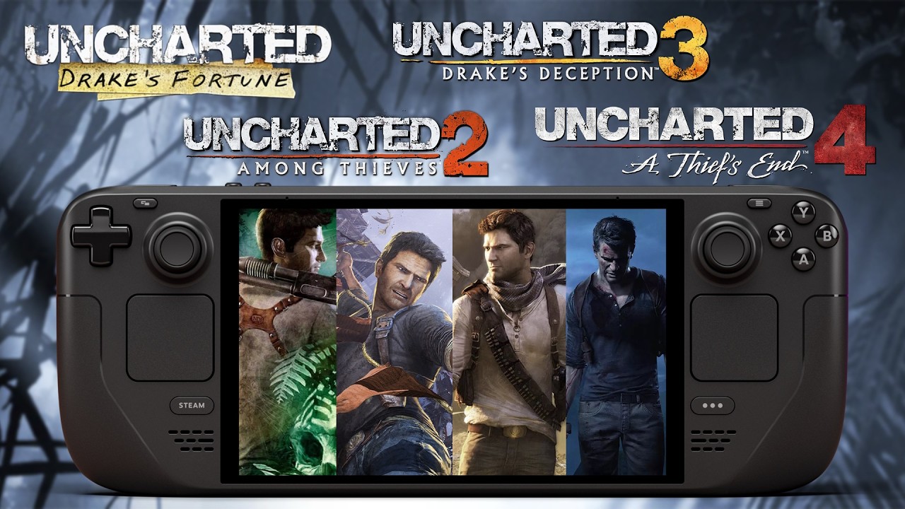 Uncharted Franchise on Steam Deck | RPCS3 | FSR 4 | Full Performance Test