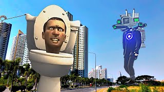 Skibidi Toilet vs Titan Cameraman in Our Reality