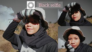 VSCO tutorial: cara edit foto black selfie (black filter selfie) screenshot 4