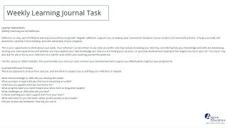 Learning Journals