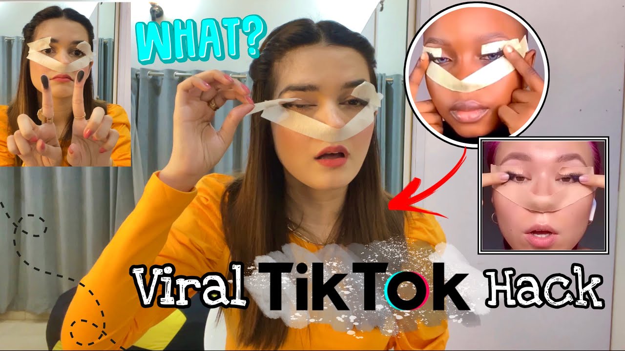 Trying Viral TikTok Hack OMG??? Results Are Amazing Eyeliner Hack