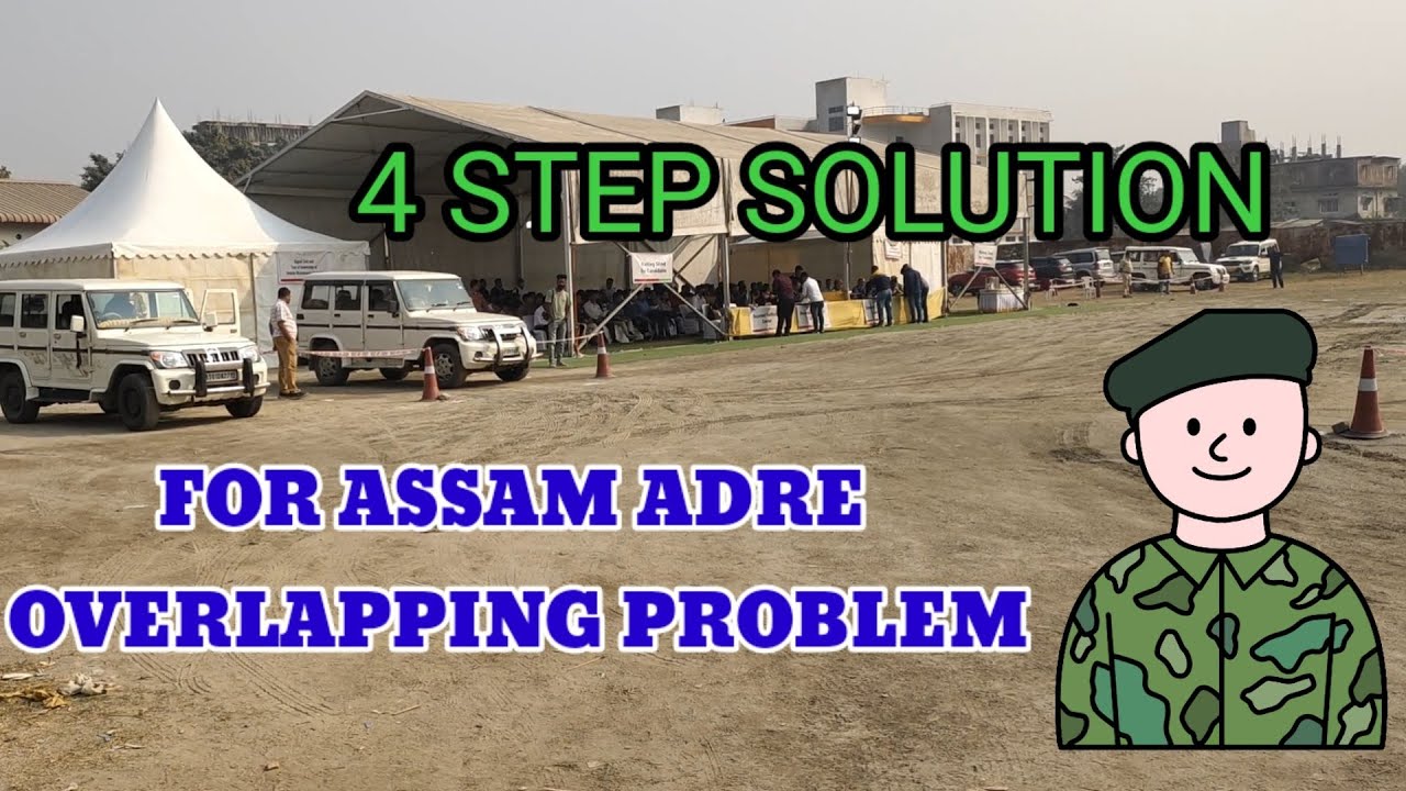 ASSAM DIRECT RECRUITMENT//OVERLAPPING PROBLEM//4 STEP SOLUTION