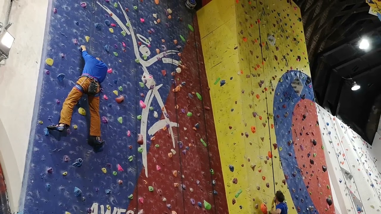 Auto belay climbing at Awesome Walls Liverpool