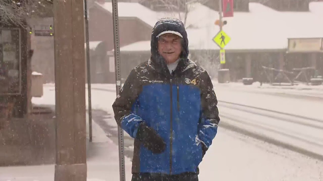 March Snowstorm Arrives, Colorado Foothills Residents Enjoy It With Birthday Party & Ice Fishing