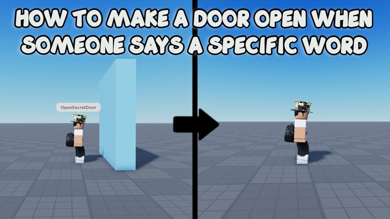 How would I make the door open both ways? - Scripting Support