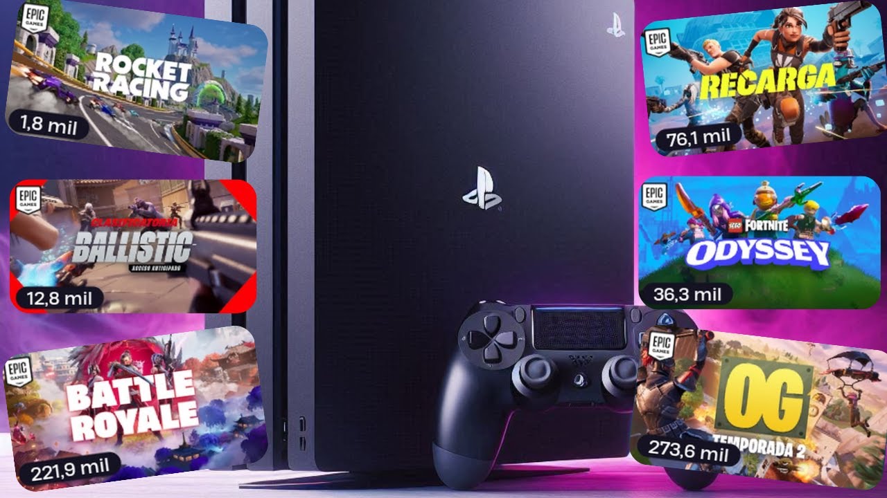 Así son TODOS los MODOS de FORTNITE en PS4 PRO | en 2025