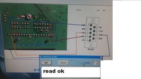 RCD 310/510 Code From NEC D70F33xx + EEPROM. كود راديو من النت
