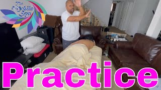Online zoom class for massage, instructing on how to do a basic relaxing full body massage Trailer 2 screenshot 2