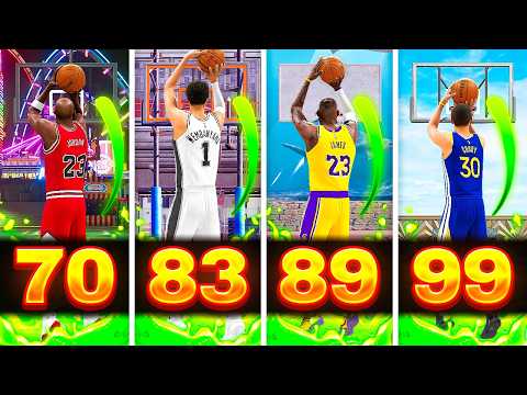 The *OFFICIAL* BEST JUMPSHOTS for ALL BUILDS, HEIGHTS and 3 POINT RATINGS in NBA 2K26