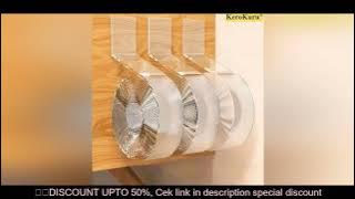 1/3/5M Double Sided Tape Transparent Acrylic Reusable Waterproof Adhesive Tracsless Tape Gadget Cint