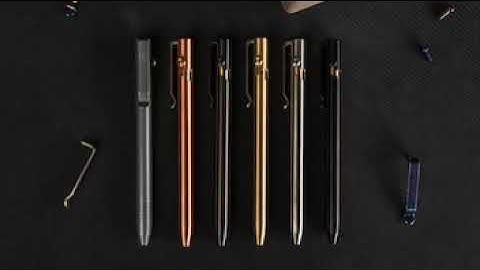 Bolt Action Mechanical Pencil by BIGiDESIGN
