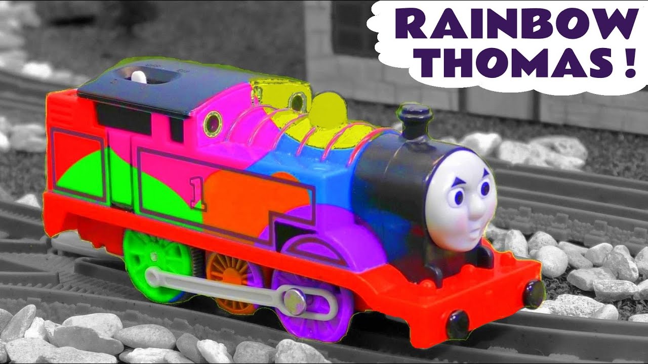 Thomas Friends Rainbow Thomas Toy Train Magic Story With The Funny Funlings Tt4u Youtube