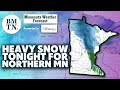 Minnesota weather: Heavy snow tonight for northern MN, rain for southern MN