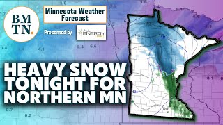 Minnesota weather: Heavy snow tonight for northern MN, rain for southern MN