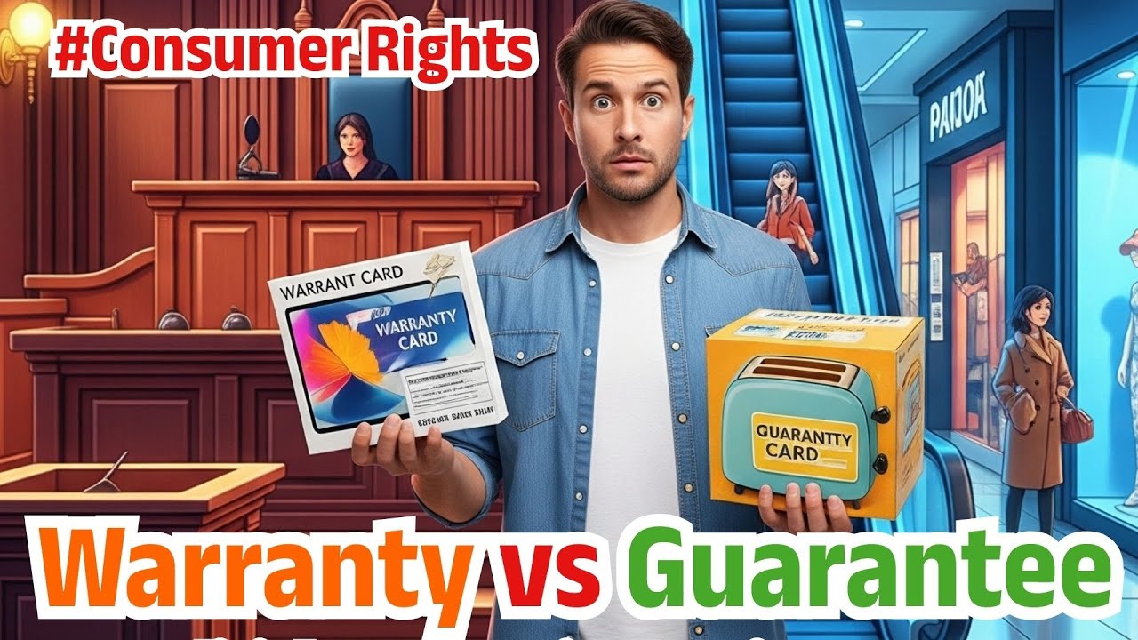 Warranty vs Guarantee Explained | उपभोक्ता के कानूनी अधिकार | Consumer Protection Act 2019