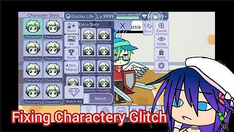 Fixing Charactery Glitch in gacha life (original)