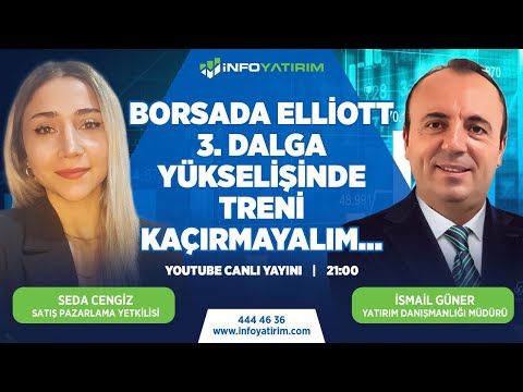 #CANLI Borsada Elliott 3. Dalga Yükselişinde Treni Kaçırmayalım... | İsmail Güner | İnfo Yatırım